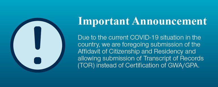 Important Announcement - COVID19