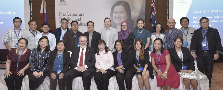 Australian Ambassador with Australia Awards mentors