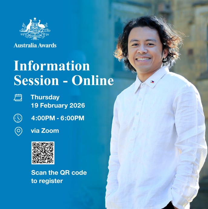 Australia Awards 2027 Intake Information Session - Online via Zoom